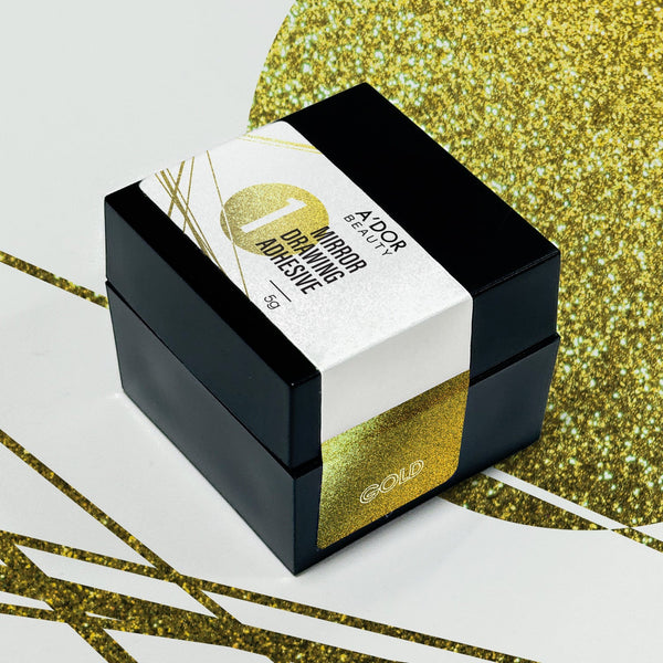 A'DOR Mirror Spider Gel - Gold - DTK Nail Supply