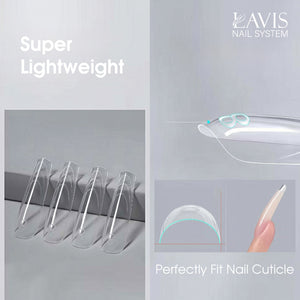 LAVIS - Dual Form Tips Taye Part 3 - Almond & Square Clear