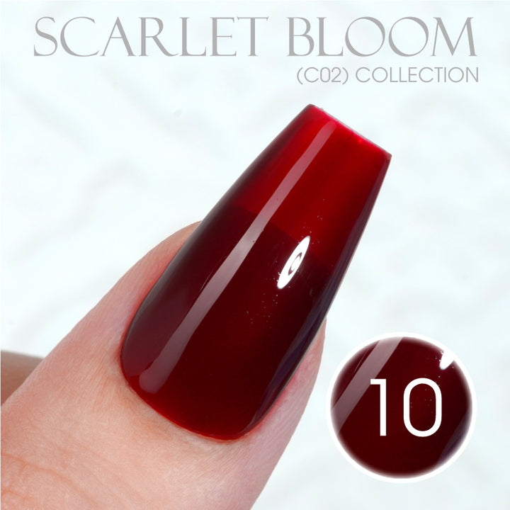 LAVIS C02 - 10 - Gel Polish 0.5 oz - Scarlet Bloom Collection