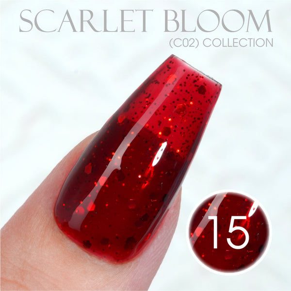 LAVIS C02 - 15 - Gel Polish 0.5 oz - Scarlet Bloom Collection by LAVIS NAILS sold by DTK Nail Supply