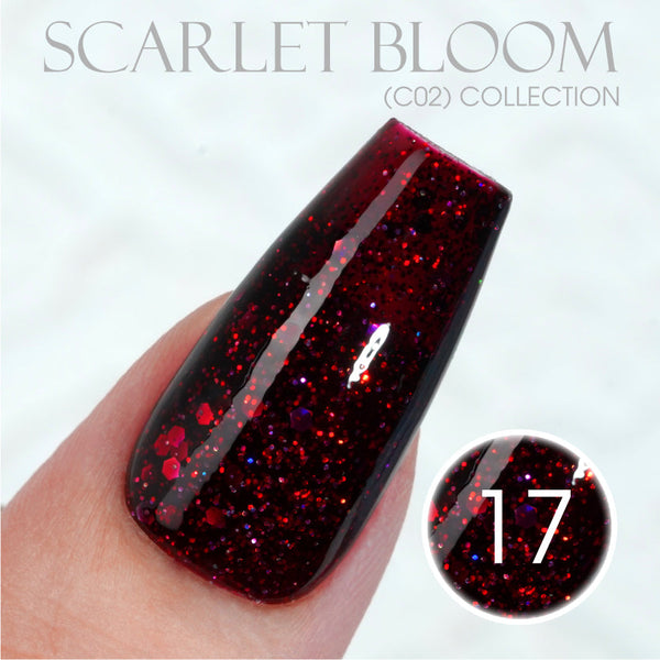 LAVIS C02 - 17 - Gel Polish 0.5 oz - Scarlet Bloom Collection by LAVIS NAILS sold by DTK Nail Supply