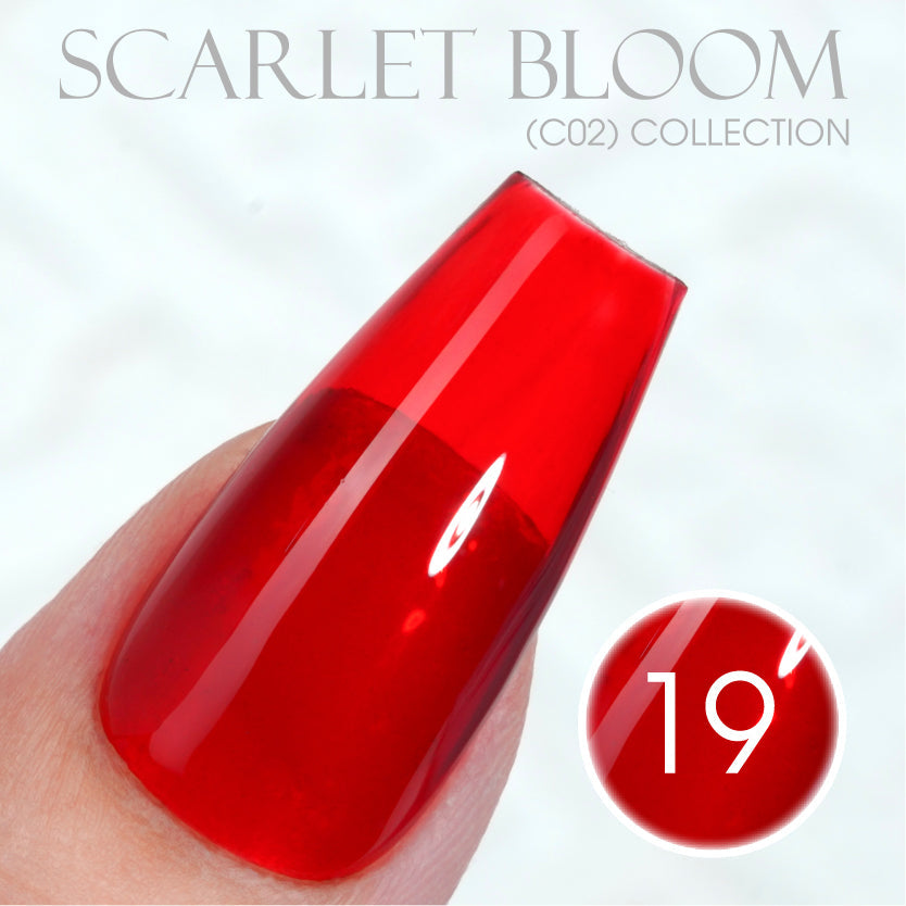 LAVIS C02 - 19 - Gel Polish 0.5 oz - Scarlet Bloom Collection by LAVIS NAILS sold by DTK Nail Supply