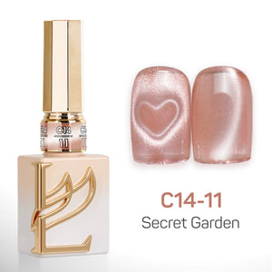 LAVIS Cat Eyes C14 - Set 24 Colors - Gel Polish 0.5 oz - Secret Garden Collection