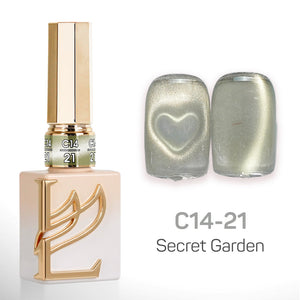 LAVIS Cat Eyes C14 - Set 24 Colors - Gel Polish 0.5 oz - Secret Garden Collection