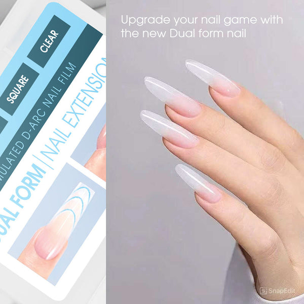 LAVIS - Dual Form Tips Taye Part 3 - Almond & Square Clear