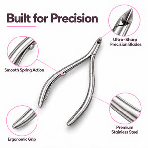 Nail Cuticle Nipper R7J16 - Round 7mm - Jaw 16