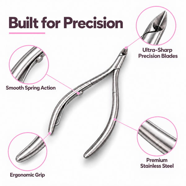 Nail Cuticle Nipper R7J16 - Round 7mm - Jaw 16