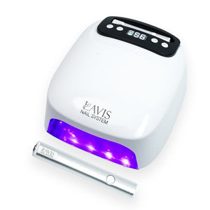 LAVIS 2-in-1 UV Nail Lamp - Universal Gel + Builder + Cat Eye Cure