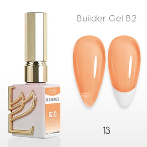 LAVIS Builder Gel In The Bottle (Ver 3) - B2 - 13 Papaya Cream - Gel Polish 0.5oz - DTK Nail Supply