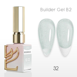 LAVIS Builder Gel In The Bottle (Ver 3) - B2 - 32 Irioescent Flare - Gel Polish 0.5oz - DTK Nail Supply