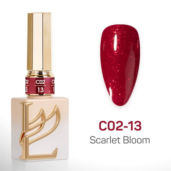 LAVIS C02 (Ver2) - 13 - Gel Polish 0.5 oz - Scarlet Bloom Collection - DTK Nail Supply