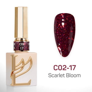 LAVIS C02 (Ver2) - 17 - Gel Polish 0.5 oz - Scarlet Bloom Collection - DTK Nail Supply