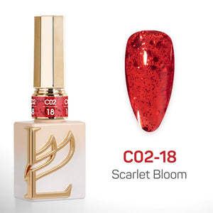 LAVIS C02 (Ver2) - 18 - Gel Polish 0.5 oz - Scarlet Bloom Collection - DTK Nail Supply