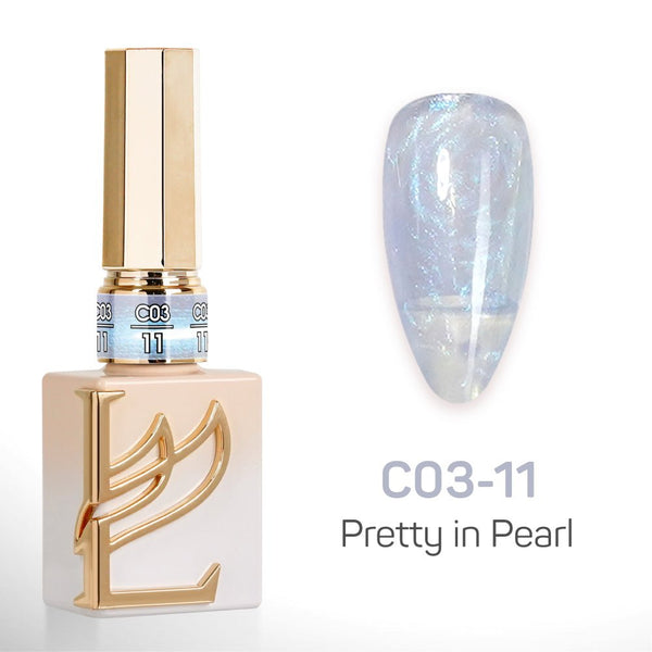 LAVIS C03 - 11 - Gel Polish 0.5 oz - Pretty in Pearl Collection - DTK Nail Supply