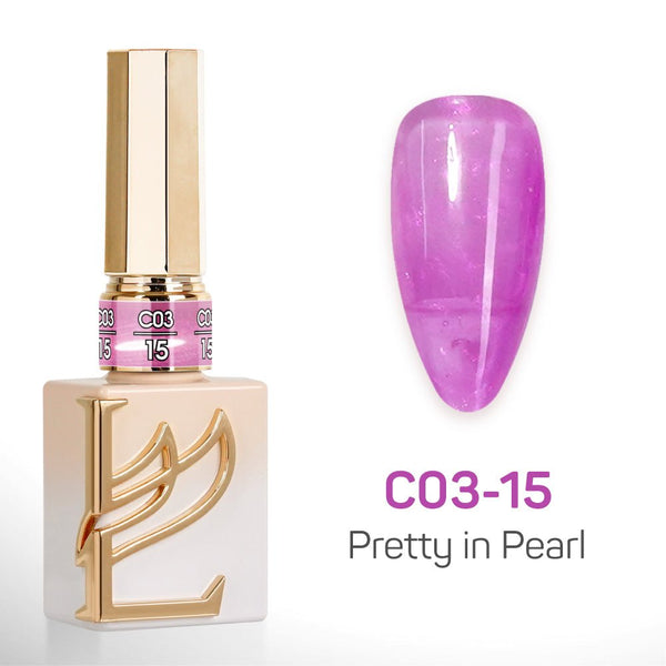 LAVIS C03 - 15 - Gel Polish 0.5 oz - Pretty in Pearl Collection - DTK Nail Supply