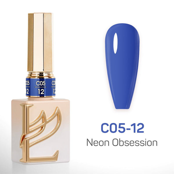 LAVIS C05 - 12 - Gel Polish 0.5 oz - Neon Obsession Collection - DTK Nail Supply
