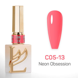 LAVIS C05 - Set 24 Colors - Gel Polish 0.5 oz - Neon Obsession Collection - DTK Nail Supply