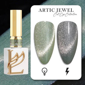 LAVIS 9D Cat Eyes CE12 - Set 12 (Ver1) - Gel Polish 0.5 oz - Artic Jewel Collection