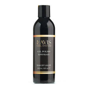 LAVIS Gel Polish Super White & Super Black - 1 Pair, Set of 11 Bottles or Refill 8oz + FREE 3 Bottles