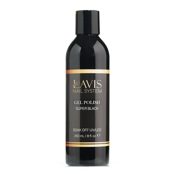 LAVIS Gel Polish Super White & Super Black - 1 Pair, Set of 11 Bottles or Refill 8oz + FREE 3 Bottles