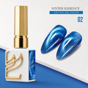 LAVIS Cat Eye - Set 12 Colors - Gel Polish 0.5 oz - Winter Radiance Collection