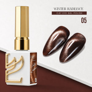 LAVIS Cat Eye - Set 12 Colors - Gel Polish 0.5 oz - Winter Radiance Collection
