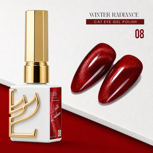 LAVIS Cat Eye - Set 12 Colors - Gel Polish 0.5 oz - Winter Radiance Collection