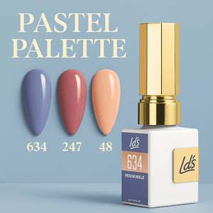 LDS Color Craze Gel Nail Polish - Set 3 Colors - Soft Trio - DTK Nail Supply