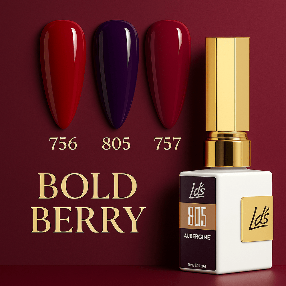 LDS Color Craze Gel Nail Polish - Set 3 Colors - Witch Trio - DTK Nail Supply