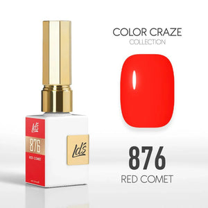 LDS Color Craze Gel Set - Classsic Red - 876, 842, 932 - DTK Nail Supply