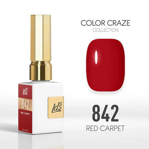 LDS Color Craze Gel Set - Classsic Red - 876, 842, 932 - DTK Nail Supply
