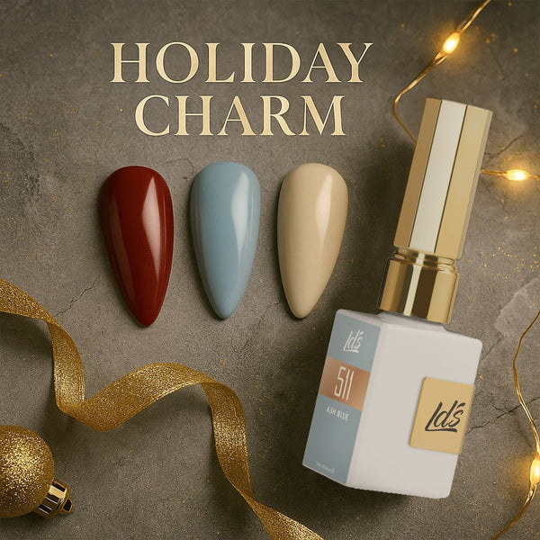 LDS Color Craze Gel Set - Cocoa Powder Blue - 755, 511, 682 - DTK Nail Supply