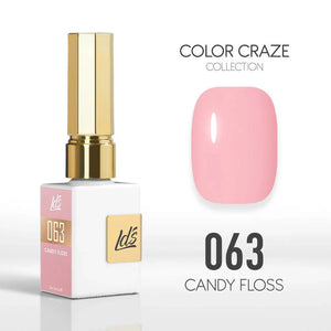 LDS Color Craze Gel Set - Sweet Pink - 157, 176, 063 - DTK Nail Supply