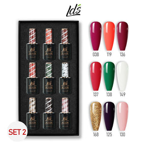 LDS Gel Color Set 2 (9 Colors) | Elegant Neutral & Chic Gel Polish Collection