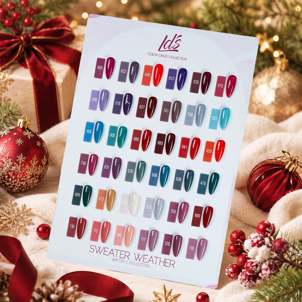 LDS Set 36 Colors - Gel Polish 0.5oz - Winter 2 Sweater Weather Collection