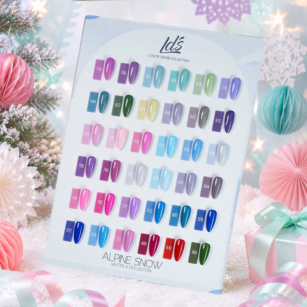 LDS Set 36 Colors - Gel Polish 0.5oz - Winter 4 Collection