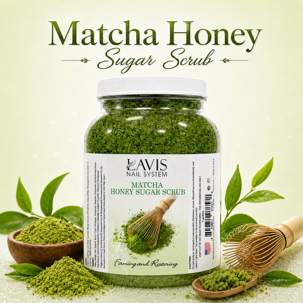 LAVIS - Matcha Honey - Sugar Scrub for Pedicure - 1 gallon