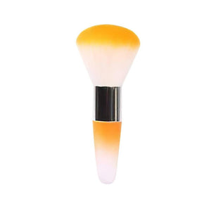 Mini Dusting Brush - YELLOW - DTK Nail Supply