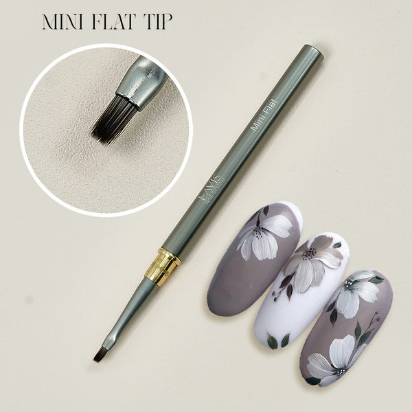 LAVIS Nail Art Brush Mini Flat Tip