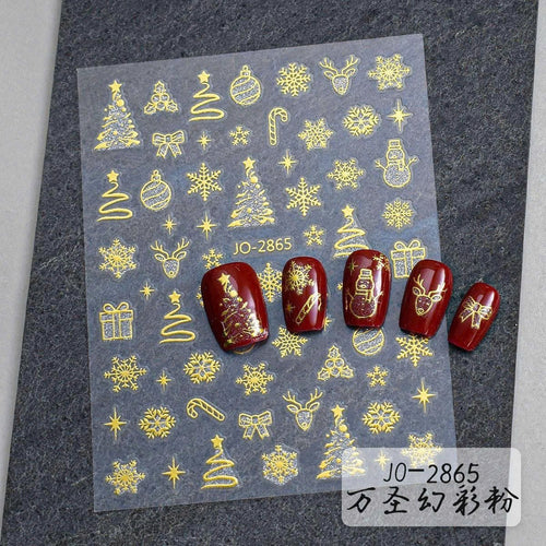 Nail Art Stickers JO - 2865 - G - DTK Nail Supply