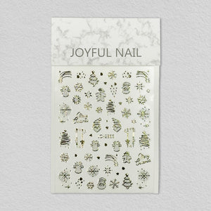 Nail Art Stickers JO - 2866 - G - DTK Nail Supply