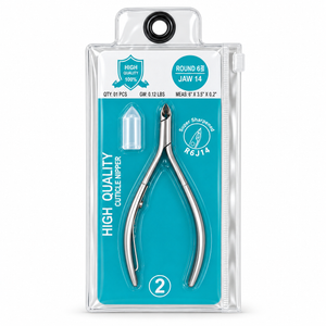 Nail Cuticle Nipper R6J14 - Round 6mm - Jaw 14