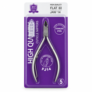 Nail Cuticle Nipper FJ14 - Flat 6mm - Jaw 14