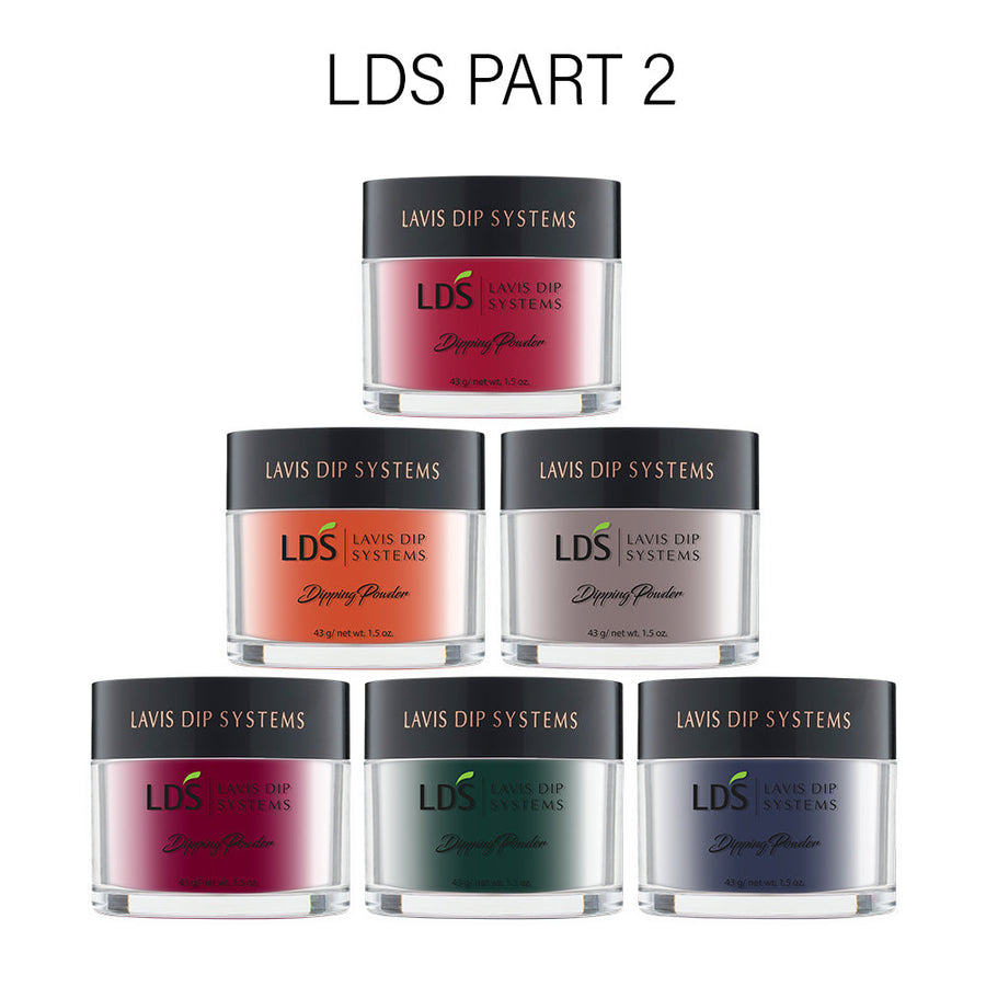  LDS Dipping Powder Part 2: 037-072 (36 Colors) by LDS sold by DTK Nail Supply