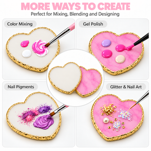 Color Mixing Palette - Heart Pink
