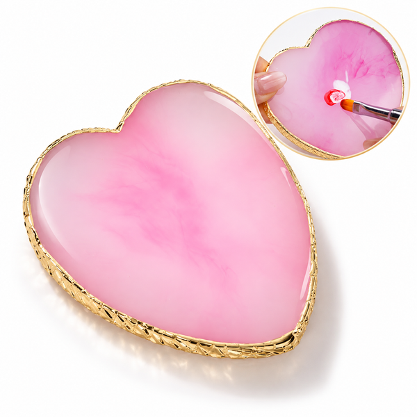 Color Mixing Palette - Heart Pink