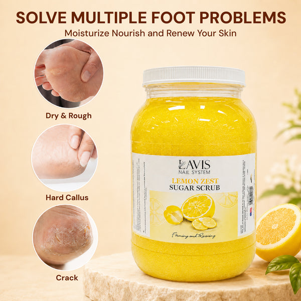 LAVIS - Matcha Honey - Sugar Scrub for Pedicure - 1 gallon