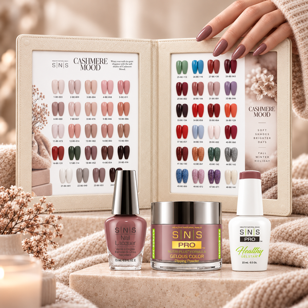 SNS Pro 4 in 1 Cashmere Mood - Set 48 Colors - Dip & Acrylic, Gel & Lacquer Matching