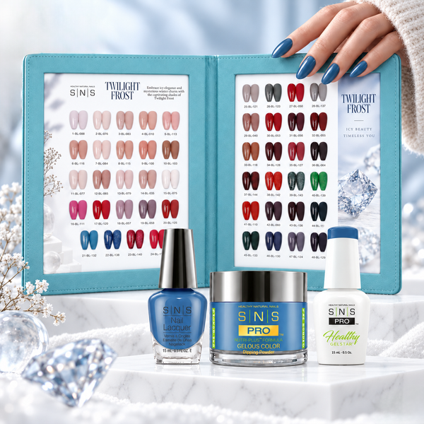 SNS Pro 4 in 1 Twilight Frost - Set 48 Colors - Dip & Acrylic, Gel & Lacquer Matching