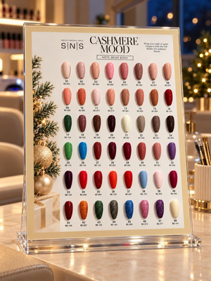 SNS Pro Cashmere Mood - Set 48 Colors - Gel Polish & Matching Nail Lacquer Duo - 0.5oz